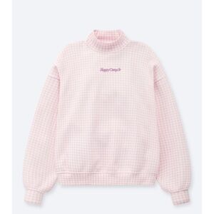 Happy Camp3r Mock-neck pink gingham & shorts